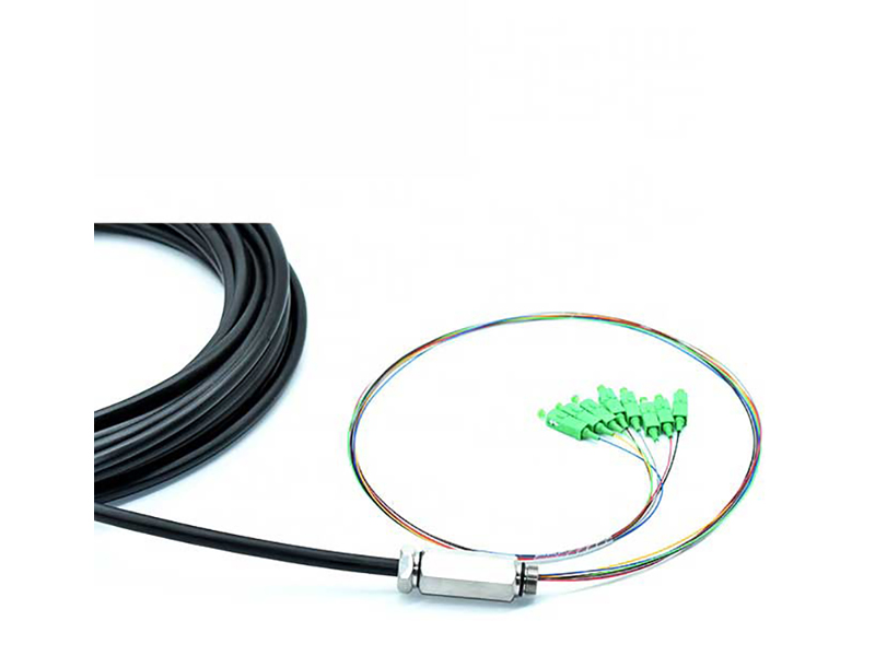 Conector flexible de fibra &oacute;ptica ADSS SCAPC de 8 n&uacute;cleos para exteriores, precio de f&aacute;brica