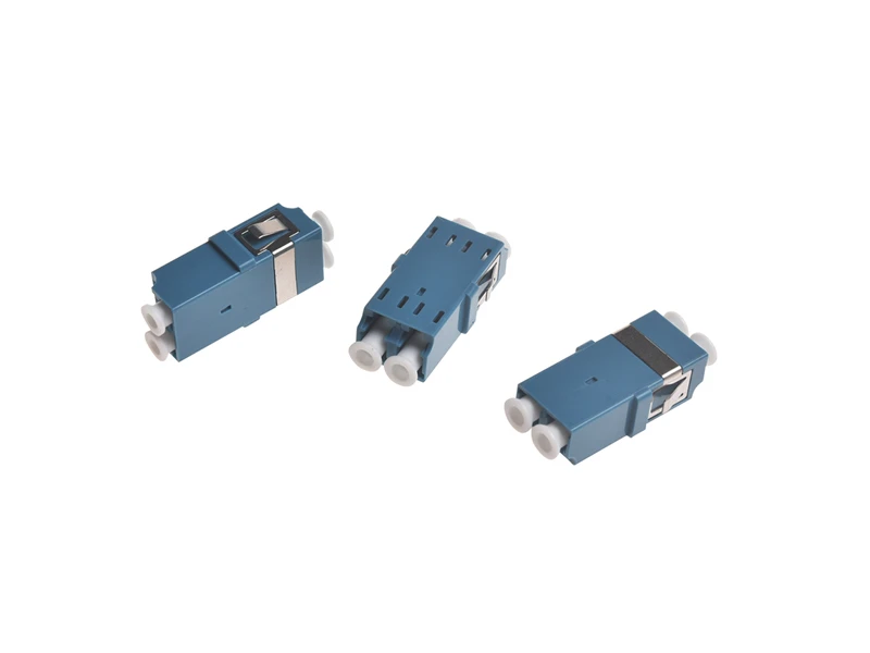 Adaptador d&uacute;plex monomodo de fibra &oacute;ptica FTTH LC UPC SM DX