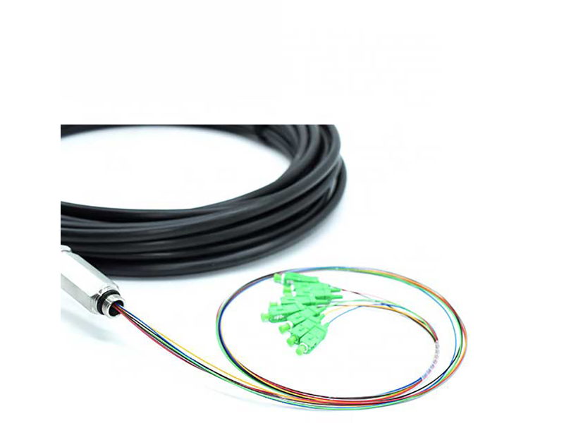 Conector flexible de fibra &oacute;ptica ADSS SCAPC de 8 n&uacute;cleos para exteriores, precio de f&aacute;brica