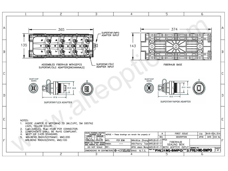 Terminal multiservicio impermeable IP68 para exteriores Fibra &oacute;ptica FTTH preterminada 2 4 6 8 Caja terminal de acceso de fibra de 12 puertos FAT