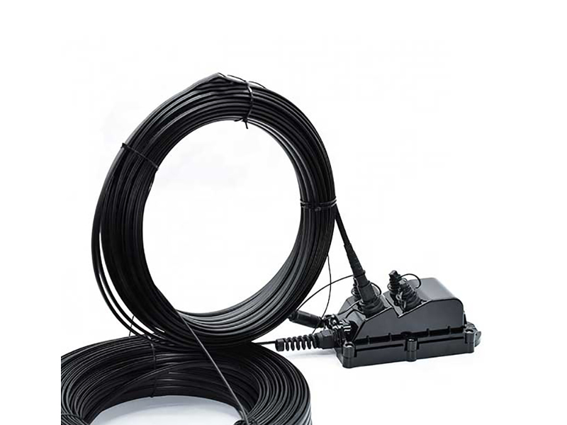 Terminal MST de fibra de 4 puertos con divisor PLC incorporado, sin colas sin cortes