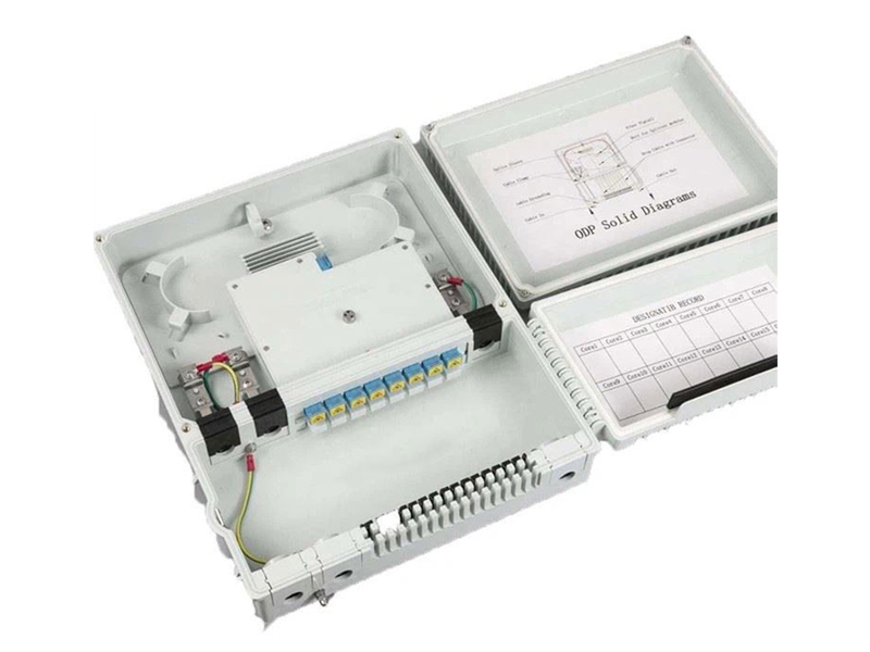 Caja de distribuci&oacute;n de fibra &oacute;ptica ODP, caja de siesta s&oacute;lida de estilo indonesio de 16 n&uacute;cleos, 2 puertas, 1*8 PLC IP65, caja de distribuci&oacute;n de fibra &oacute;ptica
