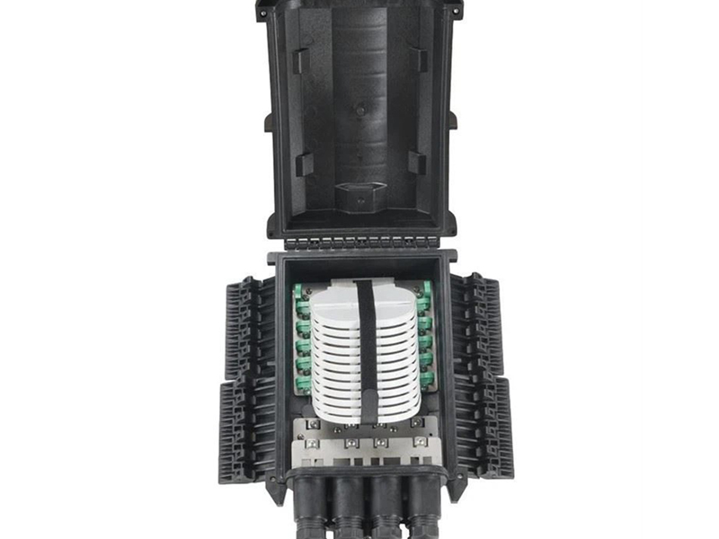 IP68 FTTH FTB-AT144A-1 Caja de cierre de terminales de acceso de fibra &oacute;ptica de 6 puertos y 144 N&Uacute;CLEOS con sellado mec&aacute;nico y gesti&oacute;n de cables