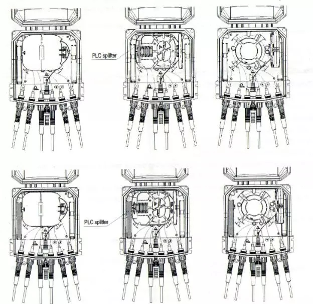 Nuevo FTTH exterior impermeable 16 puertos fibra Huawei tipo fibra óptica FTTA NAP caja de distribución
