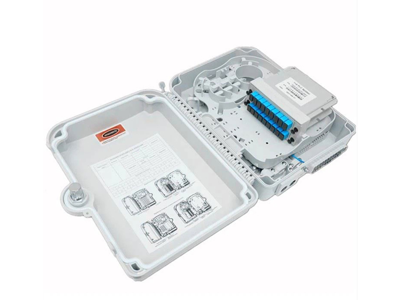 Caja de terminales de acceso de fibra &oacute;ptica NAP de 24 pies FTB-24G-1