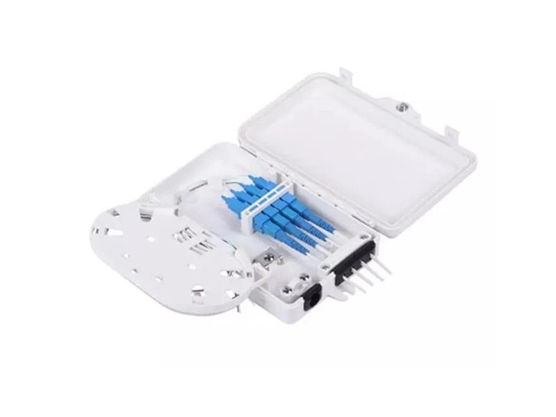 FTTH Caja de fibra &oacute;ptica de 4 n&uacute;cleos FTB-AT04A-1 Caja de terminales de acceso a material PC+ABS para conectores de fibra &oacute;ptica