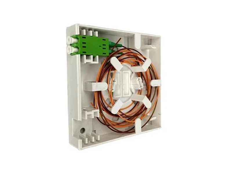 Placa frontal de mini enchufe de salida de abonado &oacute;ptico de caja de pared de terminal de fibra &oacute;ptica interior tipo FTTH 86
