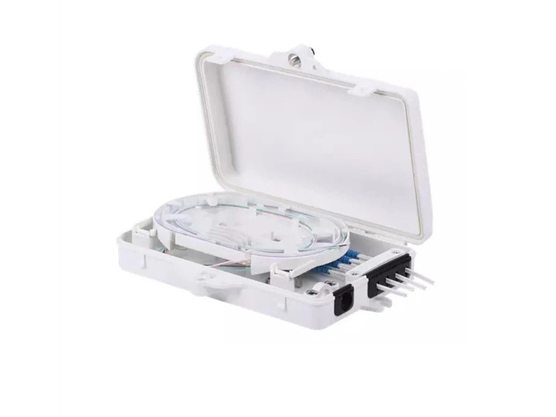FTTH Caja de fibra &oacute;ptica de 4 n&uacute;cleos FTB-AT04A-1 Caja de terminales de acceso a material PC+ABS para conectores de fibra &oacute;ptica