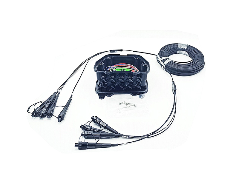 Latiguillos a&eacute;reos de 4 n&uacute;cleos de 2,0 x 5,0 mm con huawei mini conector sc waterproff