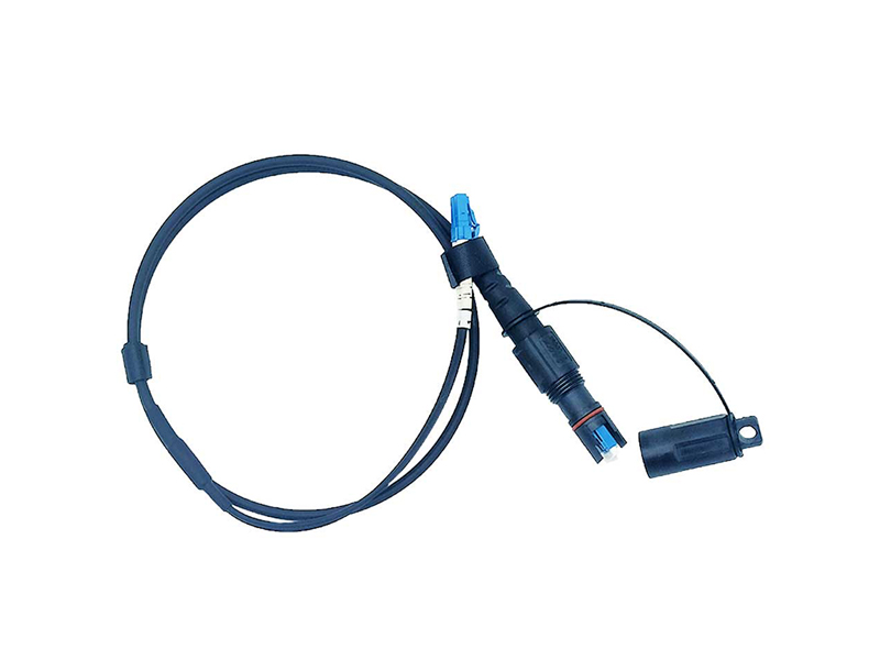 2 n&uacute;cleos optitap Conjunto de cable &oacute;ptico LSZH DLC Latiguillos de cable de acometida para exteriores de 4,8 m para optitap RRU
