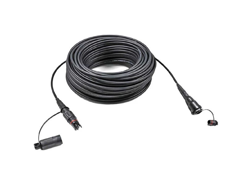 MPO/APC 24 n&uacute;cleos resistente al agua IP68 Conector compatible con Optitap hembra/macho, adaptador h&iacute;brido Optitap, cable de conexi&oacute;n Optitap