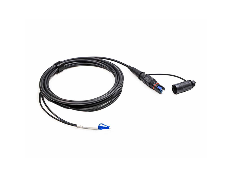 2 n&uacute;cleos optitap Conjunto de cable &oacute;ptico LSZH DLC Latiguillos de cable de acometida para exteriores de 4,8 m para optitap RRU