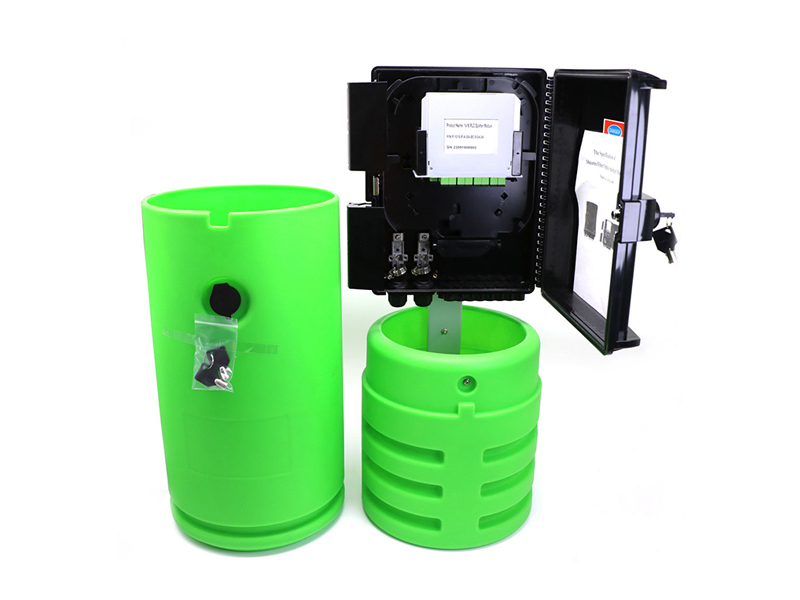 Pedestal subterr&aacute;neo de fibra &oacute;ptica de HDPE duradero para uso en distribuci&oacute;n subterr&aacute;nea ODP de 16 n&uacute;cleos