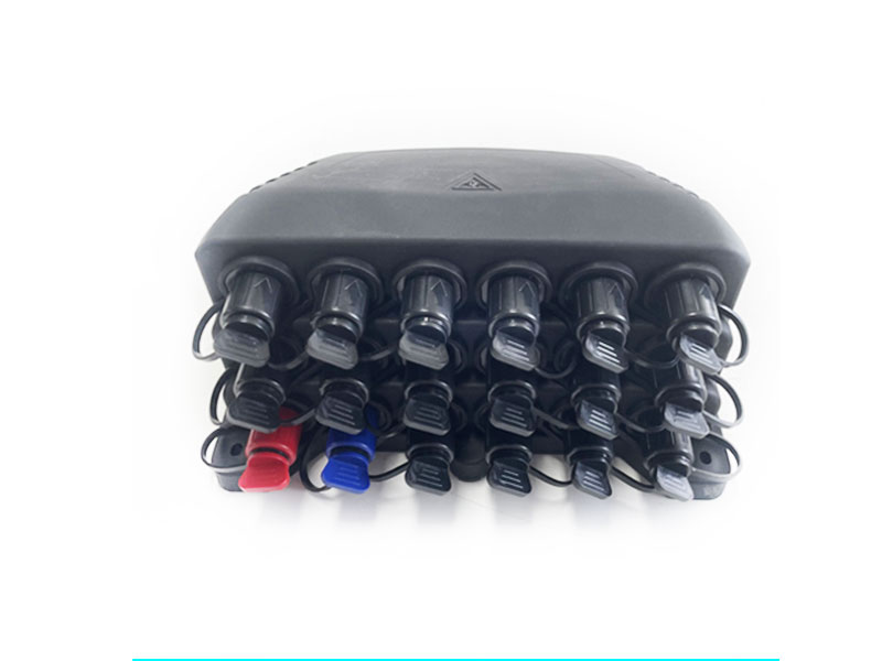 18 Puerto FAT CTO Exterior Impermeable FTTH Caja NAP de Distribuci&oacute;n de Fibra &Oacute;ptica Preconectorizada Caja Terminal de Acceso con Adaptadores Opt
