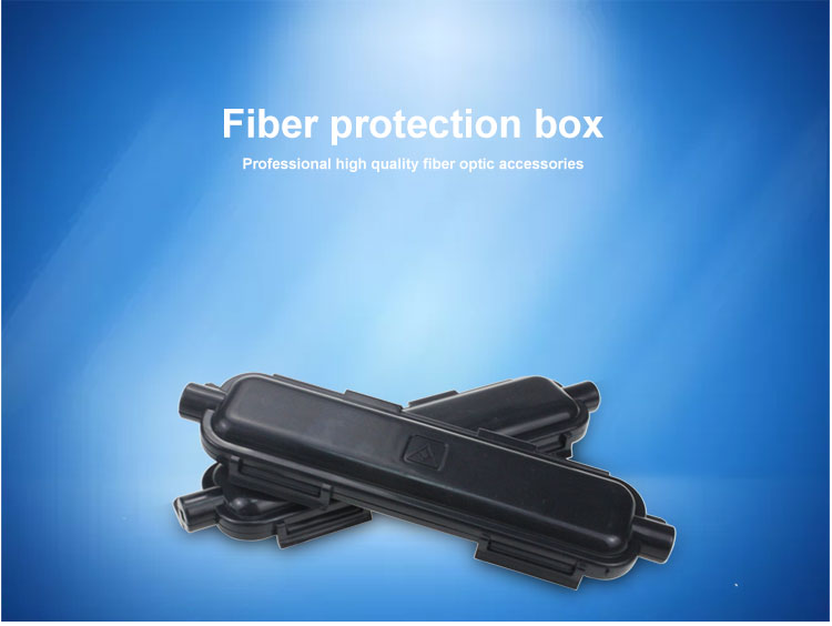 Caja de protección de fibra óptica impermeable al aire libre FTTH para empalme de cables de bajada