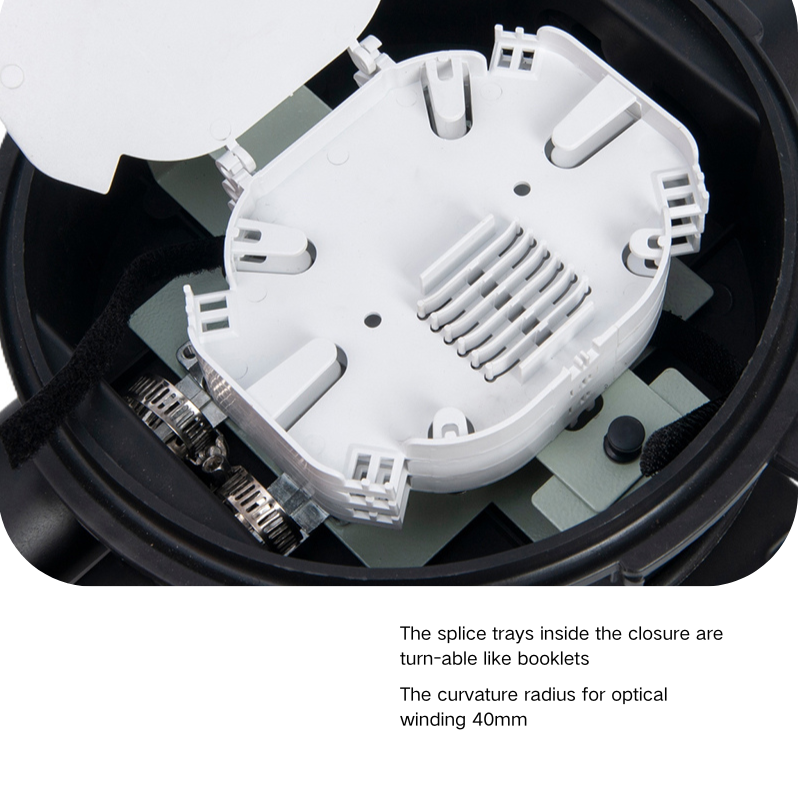 Pedestal de fibra óptica para exteriores IP68 de 36 núcleos, punto de distribución óptica ODP de plástico, cierre de empalme de fibra óptica FTTH subterráneo