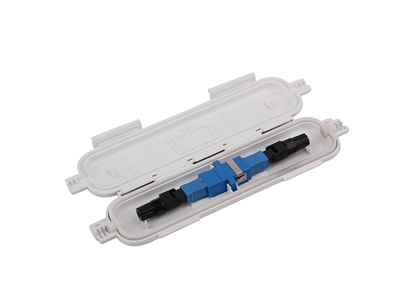Caja de protecci&oacute;n de fibra &oacute;ptica impermeable para exteriores FTTH para empalme de cables de bajada