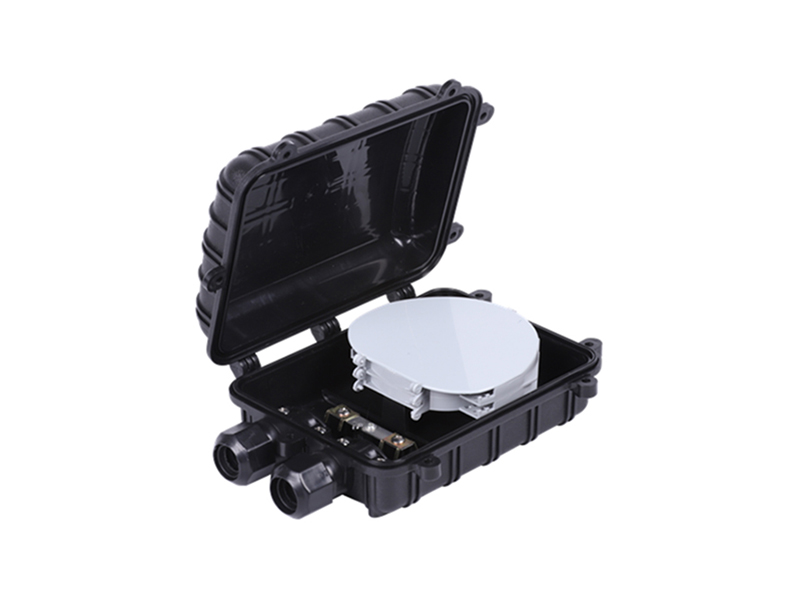 1 en 1 salida tipo horizontal 12 24 48 n&uacute;cleos Caja de empalme de fibra &oacute;ptica impermeable para exteriores Caja de conexiones FTTH Caja de juntas de fibra &oacute;ptica