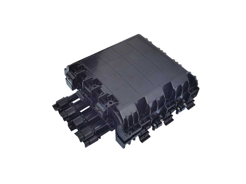 2 entradas, 2 salidas + 8 puertos de salida de conector r&aacute;pido, 36 F, divisor 1:8 Caja de juntas &oacute;pticas horizontales, en l&iacute;nea y con soporte