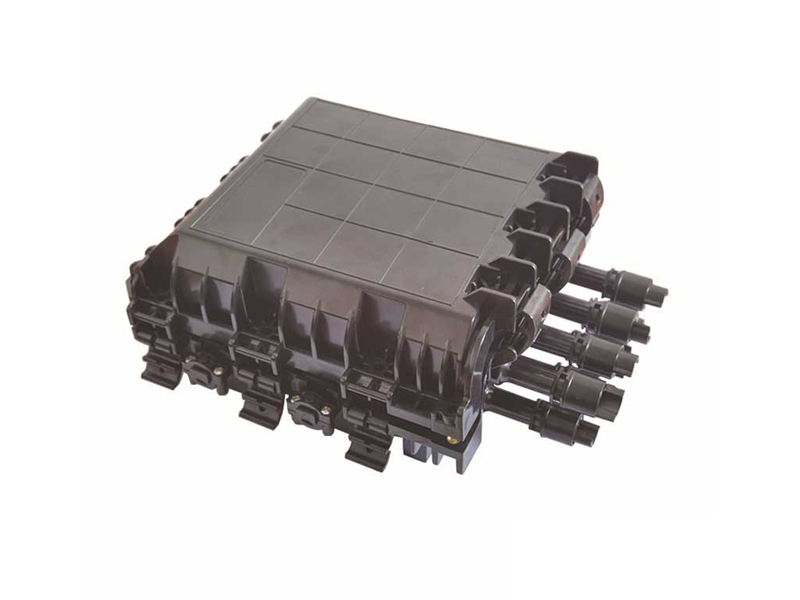 2 entradas, 2 salidas + 8 puertos de salida de conector r&aacute;pido, 36 F, divisor 1:8 Caja de juntas &oacute;pticas horizontales, en l&iacute;nea y con soporte