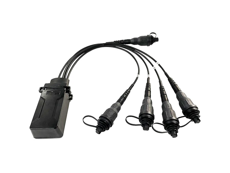 Divisor PLC OPT hembra de grado IP68 resistente al agua FTTH compatible con Corning