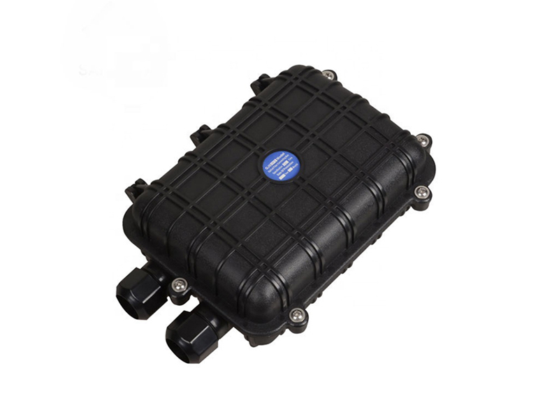 1 en 1 salida tipo horizontal 12 24 48 n&uacute;cleos Caja de empalme de fibra &oacute;ptica impermeable para exteriores Caja de conexiones FTTH Caja de juntas de fibra &oacute;ptica