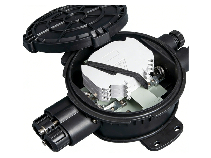 Pedestal de fibra &oacute;ptica para exteriores IP68 de 36 n&uacute;cleos Punto de distribuci&oacute;n &oacute;ptica ODP de pl&aacute;stico Cierre de empalme de fibra &oacute;ptica FTTH subterr&aacute;neo