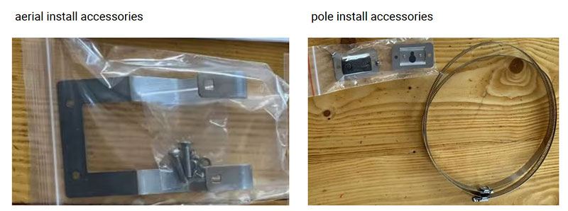 Caja de distribución de fibra impermeable para exteriores de 16 núcleos para montaje en pared con divisor micro PLC