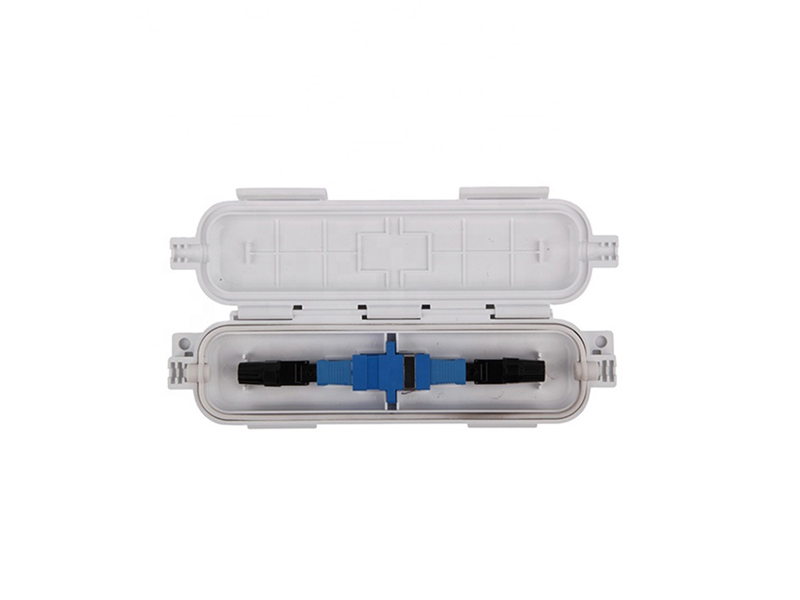 Caja de protecci&oacute;n de fibra &oacute;ptica impermeable para exteriores FTTH para empalme de cables de bajada