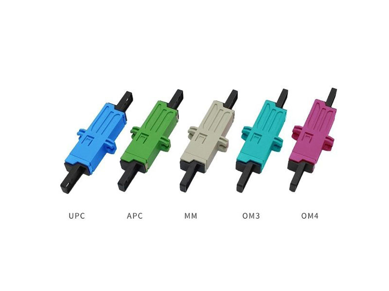 Carcasa de pl&aacute;stico original E2000 Simplex Adaptador de fibra &oacute;ptica con/sin brida