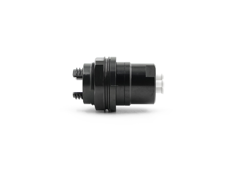 MIL-DTL-83526 Compatible con HMA IP68 para entornos hostiles Adaptador de fibra &oacute;ptica de acoplador de conector h&iacute;brido de haz expandido a LC de 2 n&uacute;cleos y 4 n&uacute;cleos