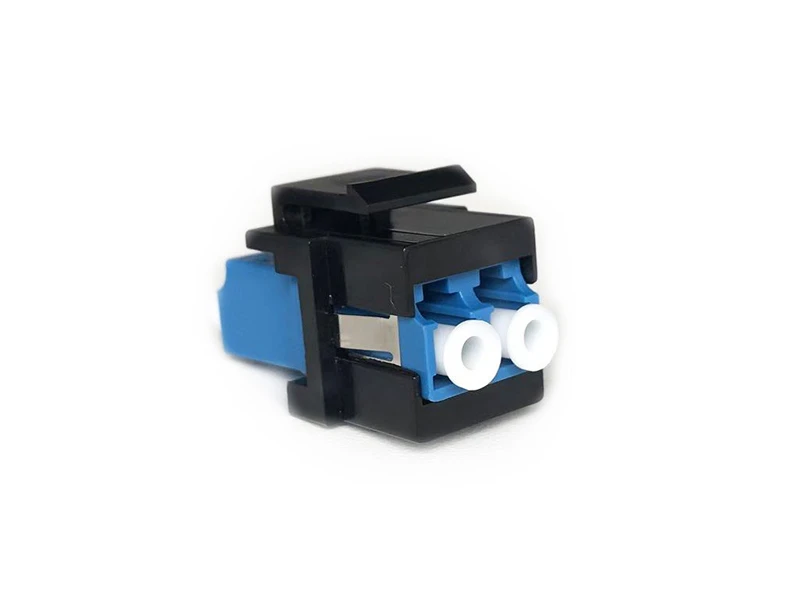 LC SC SM MM Bisel de tapa de panel de conexi&oacute;n de adaptador de acoplador de cubierta Keystone de fibra &oacute;ptica d&uacute;plex para placas frontales