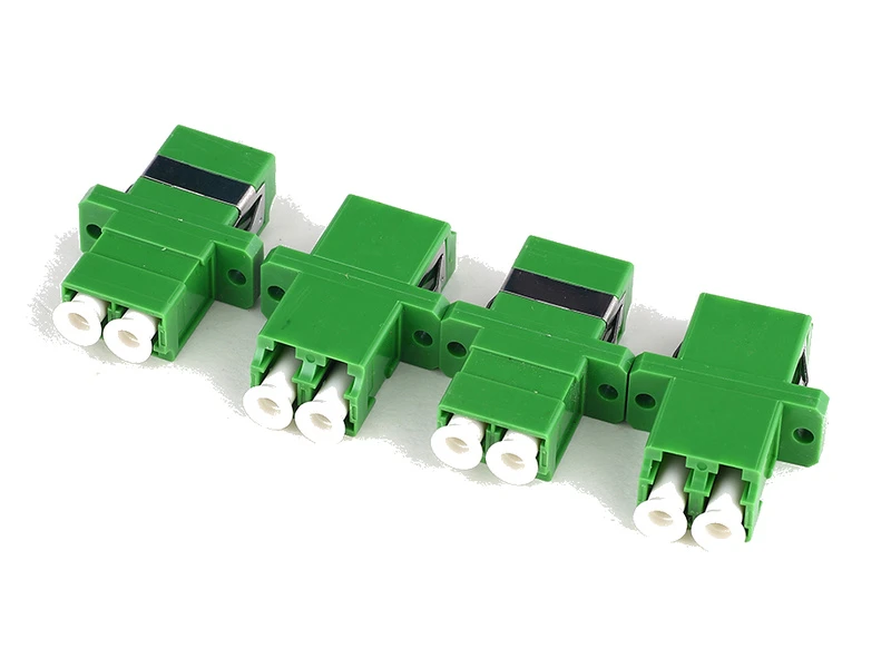 Adaptador d&uacute;plex monomodo de fibra &oacute;ptica tipo alto-bajo FTTH LC APC SM DX