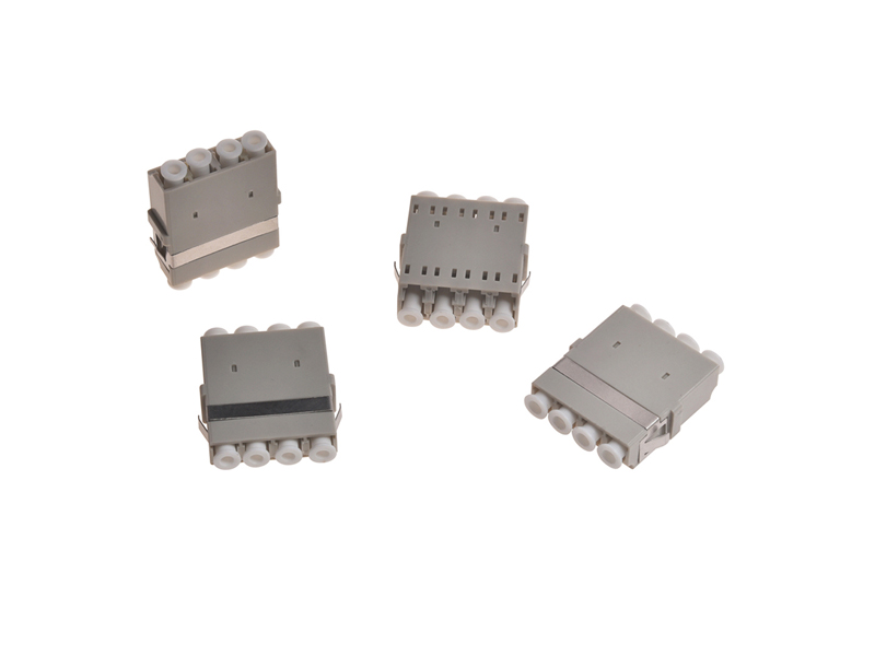 Adaptador cu&aacute;druple multimodo de fibra &oacute;ptica FTTH LC MM