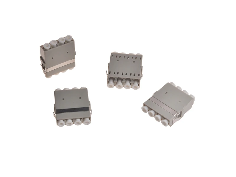 Adaptador cu&aacute;druple multimodo de fibra &oacute;ptica FTTH LC MM