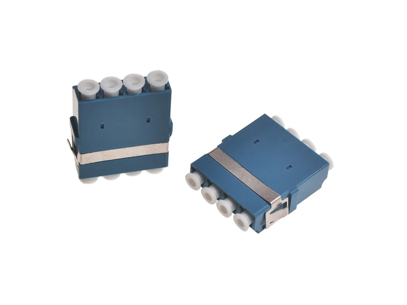 Adaptador cu&aacute;druple de fibra &oacute;ptica monomodo FTTH LC UPC SM
