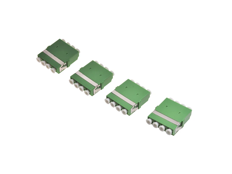 Adaptador cu&aacute;druple de fibra &oacute;ptica monomodo de tipo alto-bajo FTTH LC APC SM