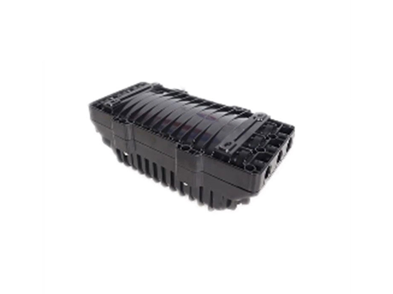 Caja de empalme de fibra &oacute;ptica horizontal de 120 n&uacute;cleos, 3 entradas y 3 salidas