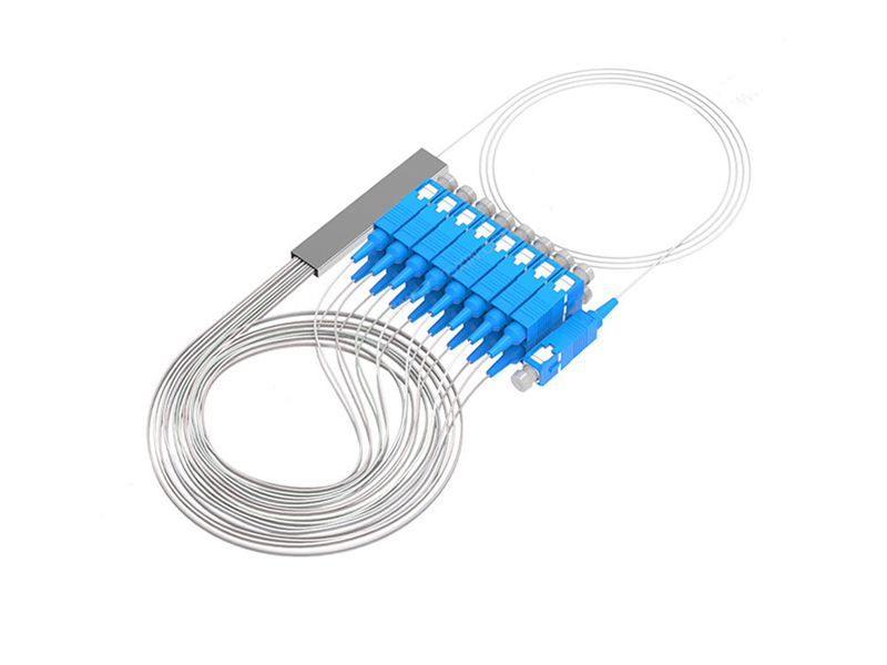 Micro PLC de fibra &oacute;ptica divisor 1x16 SC/UPC modo &uacute;nico G657A1/A2 /G652D 900um tubo de acero Mini FTTH PON CATV GPON/BPON/EPON