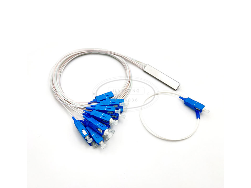 Micro PLC de fibra &oacute;ptica divisor 1x16 SC/UPC modo &uacute;nico G657A1/A2 /G652D 900um tubo de acero Mini FTTH PON CATV GPON/BPON/EPON