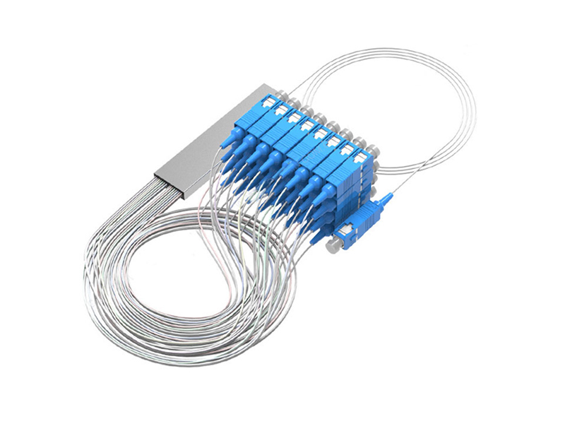 Micro PLC de fibra &oacute;ptica divisor 1x32 SC/UPC modo &uacute;nico G657A1/A2 /G652D 900um tubo de acero Mini FTTH PON CATV GPON/BPON/EPON