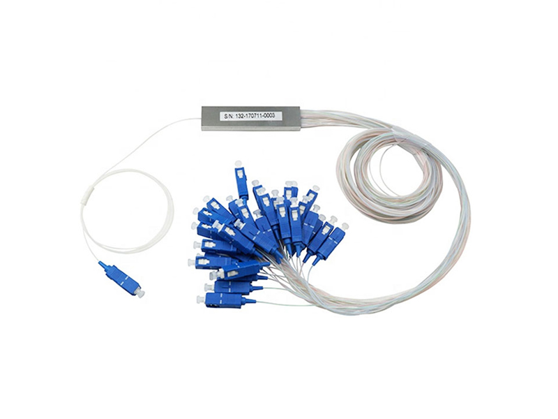 Micro PLC de fibra &oacute;ptica divisor 1x32 SC/UPC modo &uacute;nico G657A1/A2 /G652D 900um tubo de acero Mini FTTH PON CATV GPON/BPON/EPON