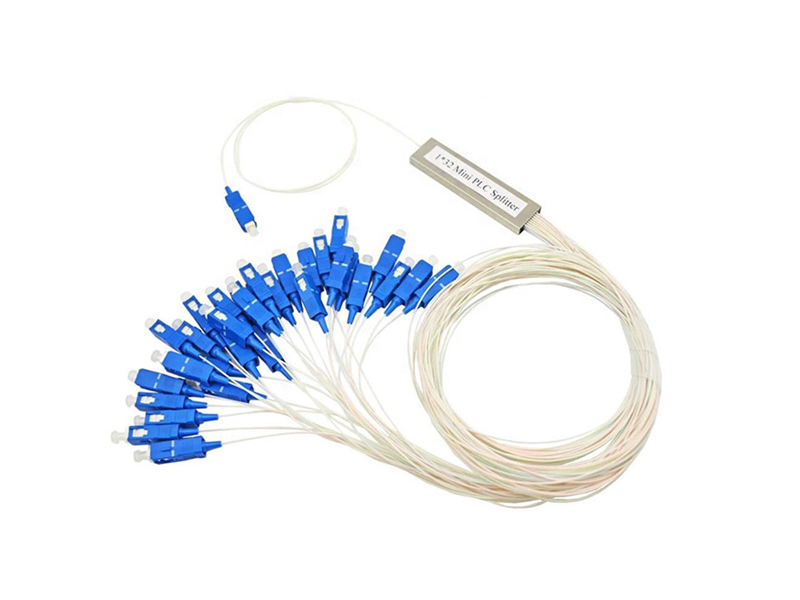 Micro PLC de fibra &oacute;ptica divisor 1x32 SC/UPC modo &uacute;nico G657A1/A2 /G652D 900um tubo de acero Mini FTTH PON CATV GPON/BPON/EPON