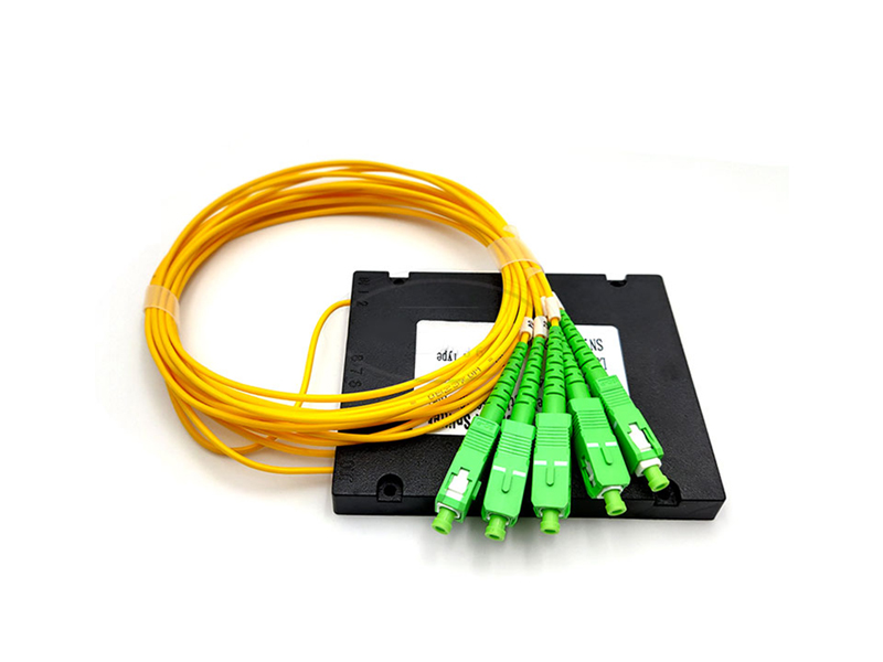 Divisor PLC de fibra &oacute;ptica Ftth tipo caja de pl&aacute;stico ABS 1x4 Sc Apc Ftth