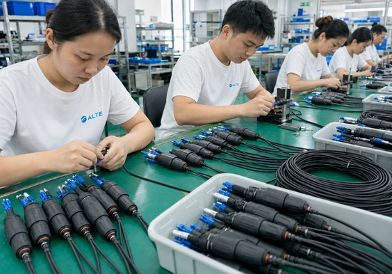 Cables impermeables compatibles con Full-LC de Alteoptic destinados a un proyecto FTTA de EE. UU.
