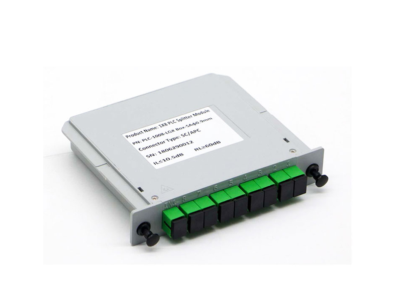 Divisor de fibra &oacute;ptica PLC 1x8, M&oacute;dulo de casete LGX monomodo SC/APC y SC/UPC: precio de f&aacute;brica
