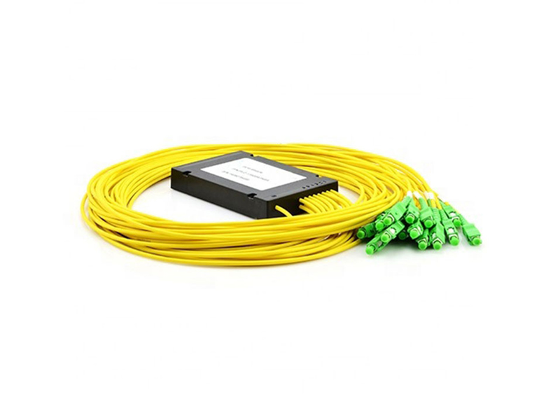 Divisor PLC de fibra &oacute;ptica Ftth tipo caja de pl&aacute;stico Abs Apc 1x16