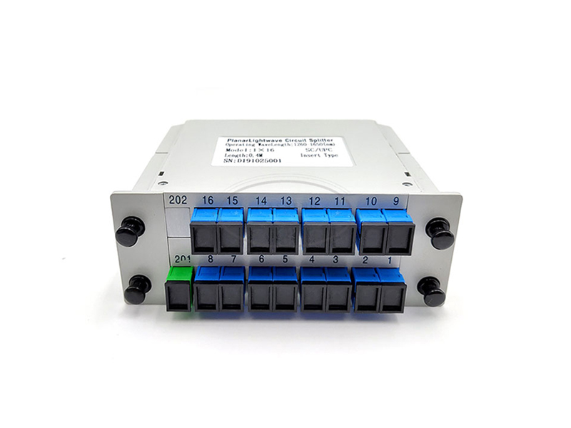Fibra PLC 1x16 Divisor &oacute;ptico, modo &uacute;nico SC/APC y SC/UPC, m&oacute;dulo de casete LGX - Precio de f&aacute;brica