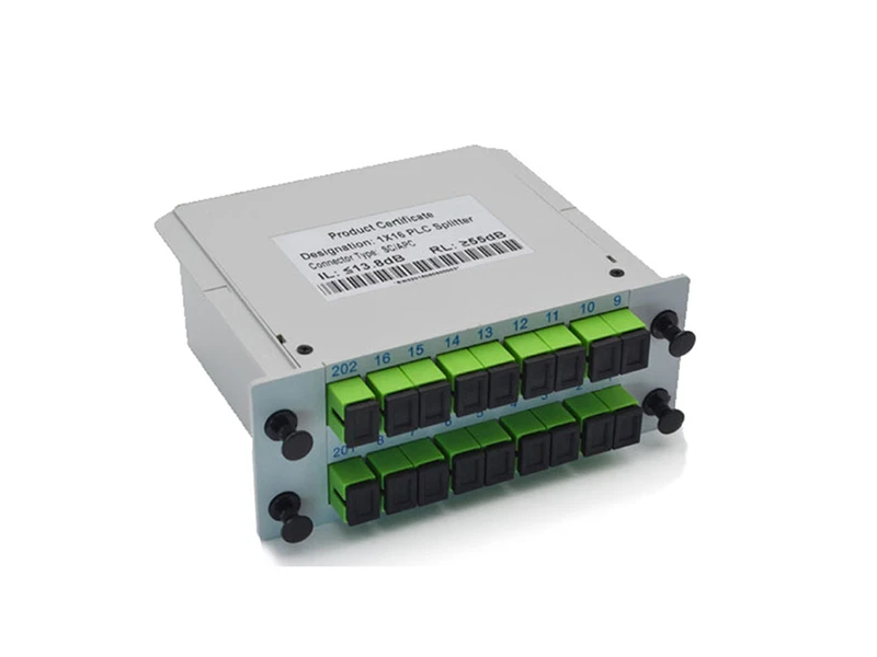 Fibra PLC 1x16 Divisor &oacute;ptico, modo &uacute;nico SC/APC y SC/UPC, m&oacute;dulo de casete LGX - Precio de f&aacute;brica