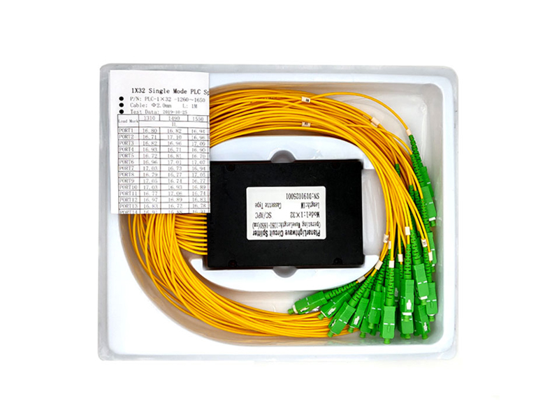 Divisor PLC de fibra &oacute;ptica Ftth tipo caja de pl&aacute;stico Abs Apc 1x16